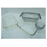Glass baking pans