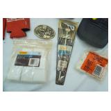 Gun Cleaning supplies, Belt Buckle , hats