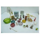 Vintage Pewter candle snuffer "Little Match Girl" & other collectibles