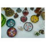 Vintage Pewter candle snuffer "Little Match Girl" & other collectibles