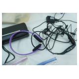 Sterilite Storage Container & Contents: food saver, mini fan, rubber bands, and more