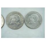 4ct 1776-1976 IKE Silver Dollars