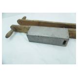 Vintage Triumph band general store paper roll dispenser and cutter