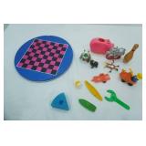 Vintage Chinese Checkers Game and Other Vintage Toys