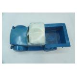 Vintage Blue Metal Truck Planter 20"x 10"x 9.5" tall