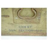 Vintage Military M7 Chest. "Chest Gun Section M7"