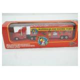 1994 McDonaldland Racing Team diecast semi-truck transporter. Racing Champions 1:87 scale