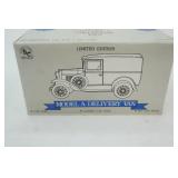 Limited Edition SPEC-CAST Ford Model A Delivery Van. Lockable Coin Bank