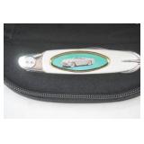 Franklin Mint Collector Knife and Case. 1953 Chevrolet Corvette (new)