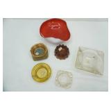 Antique/Vintage Glass Ashtrays