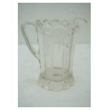 Antique EAPG water pitcher "Jewel and Dewdrop" pattern