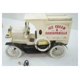 Vintage Collectible Ford Truck Liquor Decanter. "Ice Cream & Sarsaparilla" Truck