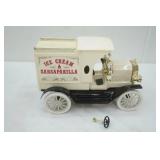 Vintage Collectible Ford Truck Liquor Decanter. "Ice Cream & Sarsaparilla" Truck