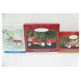 Hallmark Keepsake Ornaments 5ct (all appear new) Classic Car and Miniature Kiddie Car Classics