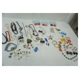 Vintage Costume Jewelry. MCM Clip Ons and more