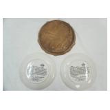 Vintage Bradford Exchange Collectible Plates; Vintage German Wall Plate