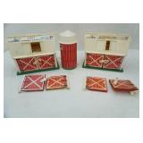Vintage Fisher-Price Barns and 1 Silo