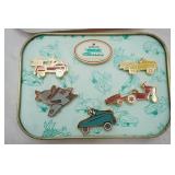 Vintage Hallmark Limited Edition Collector Pin Set-Kiddie Car Classics, Other Collectibles, Picture Hang Hardware