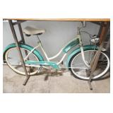 Custom Made Vintage Bicycle Sofa Table. 72"x 16"x 37"