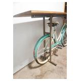 Custom Made Vintage Bicycle Sofa Table. 72"x 16"x 37"