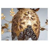 Vintage/Antique Figural Table Lamp. Gilt. 29" tall by 20" across