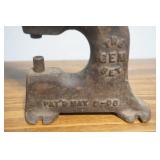 Antique Cast Iron Hand Rivet Tool. The Gem Set