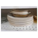 Collectible Crystal, Vintage Porcelain Plates and other glassware