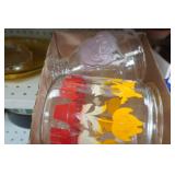 Collectible Crystal, Vintage Porcelain Plates and other glassware