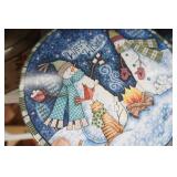 Collectible Vintage Ceramic Wall Pocket and Cookie Tins