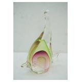 Hand-Blown Art Glass Angel Fish Figurine.