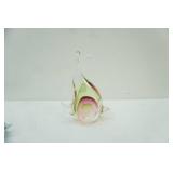 Hand-Blown Art Glass Angel Fish Figurine.