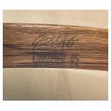 Gabberts Wooden Coffee Table on Wheels with Oval Glass Top Gabberts Wooden Coffee Table on Wheels with Oval Glass Top