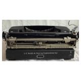Vintage Smith-Corona Sterling Floating Shift Typewriter in Original Portable Case Vintage Smith-Corona Sterling Floating Shift Typewriter in Original Portable Case