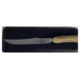 Vintage Stag Horn Handle Carving Set Crafted in Sheffield England by Gimbels Vintage Stag Horn Handle Carving Set Crafted in Sheffield England by Gimbels