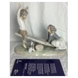 Lladro Porcelain Figurine 'Seesaw' #4867 Lladro Porcelain Figurine 'Seesaw' #4867