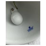 Lladro 'Girl With Mother's Shoe' Porcelain Figurine #1084 and 2001 Porcelain Christmas Bell Ornament Lladro 'Girl With Mother's Shoe' Porcelain Figurine #1084 and 2001 Porcelain Christmas Bell Ornament