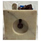 Pair of Vintage Italian Hand Carved Alabaster Table Lamps Pair of Vintage Italian Hand Carved Alabaster Table Lamps