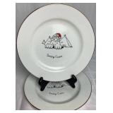 Set of 8 Merry Masterpieces Porcelain Plates 1999 Dayton Hudson Set of 8 Merry Masterpieces Porcelain Plates 1999 Dayton Hudson