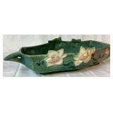 Roseville Pottery Green Magnolia Line Centerpiece Console Bowl Roseville Pottery Green Magnolia Line Centerpiece Console Bowl
