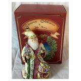 Christmas Collection of Vintage Ornaments, Goebel Rocking Horses, David Frykman Santa and John Huras Glass Santa Christmas Collection of Vintage Ornaments, Goebel Rocking Horses, David Frykman Santa and John Huras Glass Santa