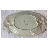 Fitz and Floyd Vegetable Garden Basket Relish Tray and Large Tray, Nutcracker Sweets Cookie Plate and Kringle Santa Claus Cookie Jar Fitz and Floyd Vegetable Garden Basket Relish Tray and Large Tray, Nutcracker Sweets Cookie Plate and Kringle Santa Claus Cookie Jar