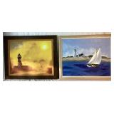 Original Lighthouse Paintings by Jesse Bell Original Lighthouse Paintings by Jesse Bell