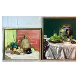 Original Framed Still Life Paintings by Jesse Bell - 2 Paintings Original Framed Still Life Paintings by Jesse Bell - 2 Paintings