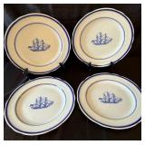 Spode Blue Clipper Plates & Mugs Set Spode Blue Clipper Plates & Mugs Set