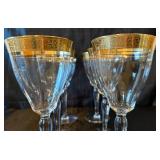 Gold Trimmed Stemware Collection - Tiffin, Murano and Libbey Gold Trimmed Stemware Collection - Tiffin, Murano and Libbey