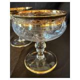 Gold Trimmed Stemware Collection - Tiffin, Murano and Libbey Gold Trimmed Stemware Collection - Tiffin, Murano and Libbey