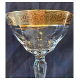 Gold Trimmed Stemware Collection - Tiffin, Murano and Libbey Gold Trimmed Stemware Collection - Tiffin, Murano and Libbey
