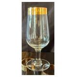 Gold Trimmed Stemware Collection - Tiffin, Murano and Libbey Gold Trimmed Stemware Collection - Tiffin, Murano and Libbey
