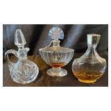 Vintage Vanity Trays with Array of Perfume Bottles Vintage Vanity Trays with Array of Perfume Bottles