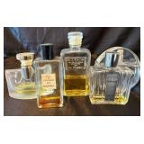 Vintage Vanity Trays with Array of Perfume Bottles Vintage Vanity Trays with Array of Perfume Bottles